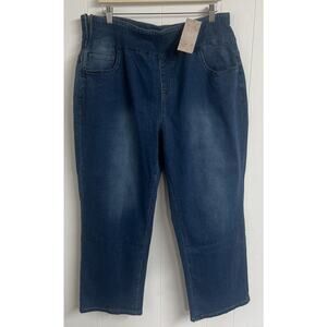 NWT Emery Rose SHEIN Women's‎ Plus Jeans Blue Size 4XL 27” Inseam